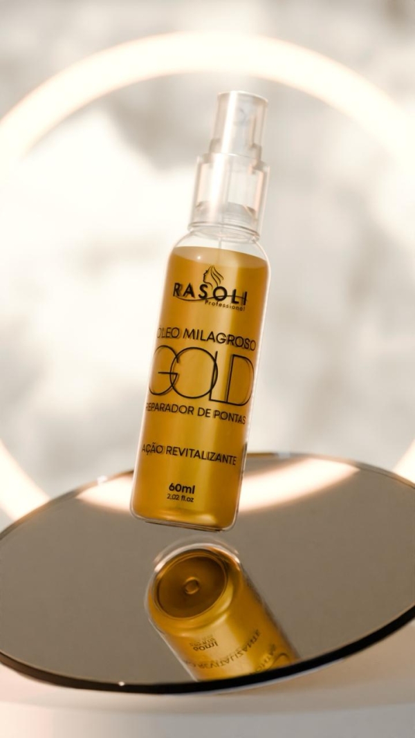 Rasoli - Reparador de Pontas Óleo Milagroso Gold 60ml