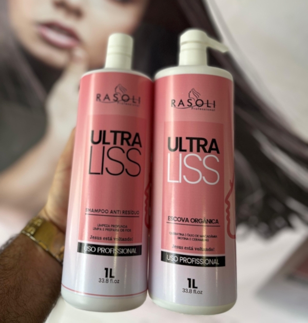 Kit Progressiva Orgânica Ultra Liss / Sh + Base Ativadora RASOLI