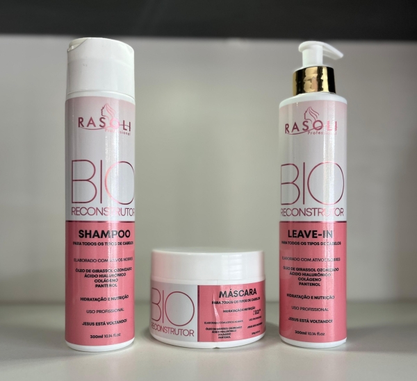 Kit Home Care Bio Reconstrutor 3 passos 300ml RASOLI - Image 2