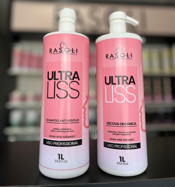 Kit Progressiva Orgânica Ultra Liss / Sh + Base Ativadora RASOLI - Image 4