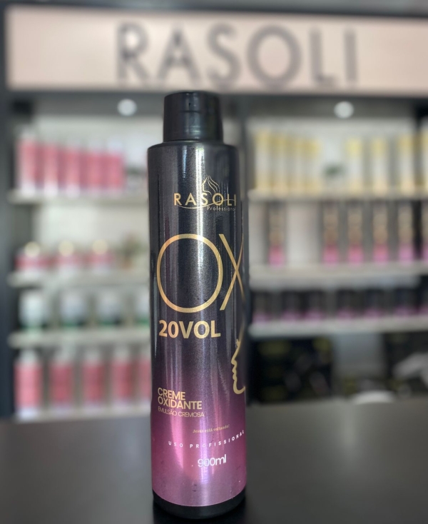 Oxidante ou Emulsão Reveladora de 20 volumes 900ml RASOLI