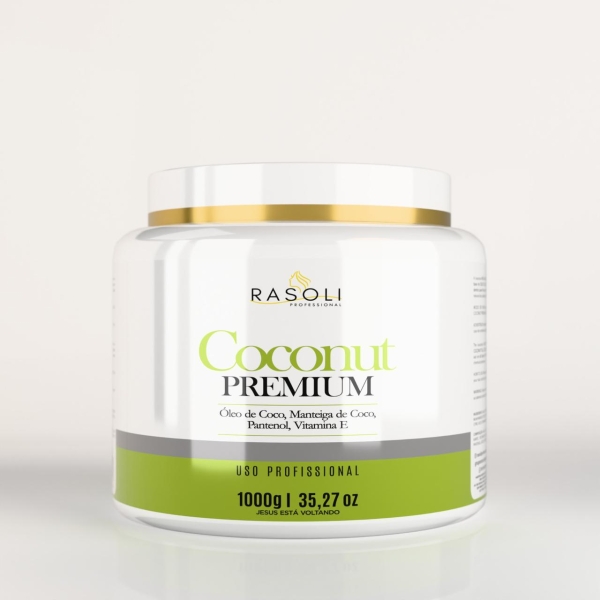 Mascara de Tratamento Coconut Premium 1k RASOLI
