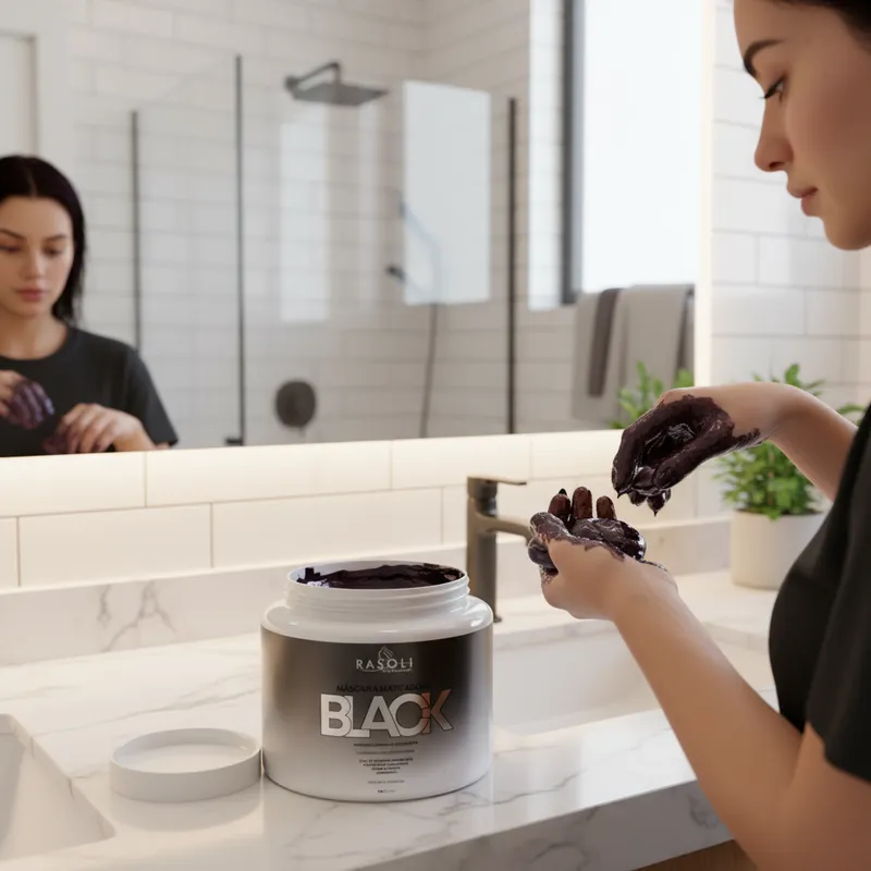 Mascara Matizadora e Hidratante Black 1k RASOLI - Imagem 4