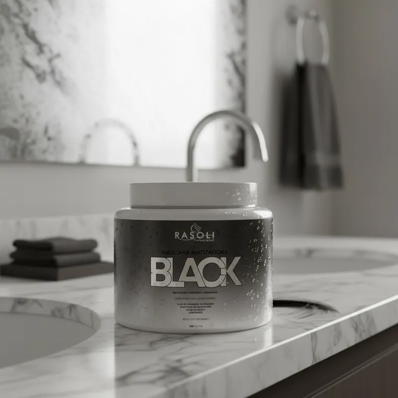 Mascara Matizadora e Hidratante Black 1k RASOLI - Imagem 2