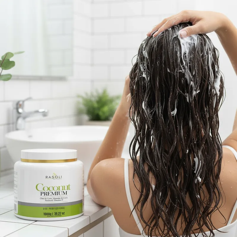 Mascara de Tratamento Coconut Premium 1k RASOLI - Imagem 5