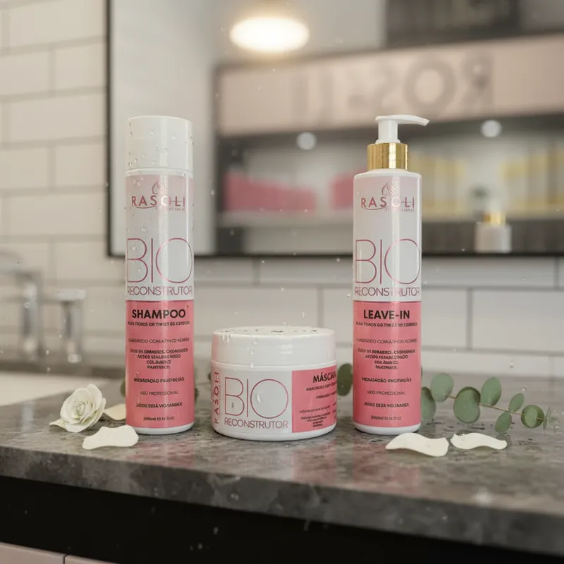 Kit Home Care Bio Reconstrutor 3 passos 300ml RASOLI - Imagem 10