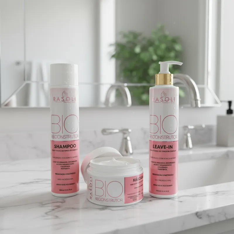 Kit Home Care Bio Reconstrutor 3 passos 300ml RASOLI - Imagem 2