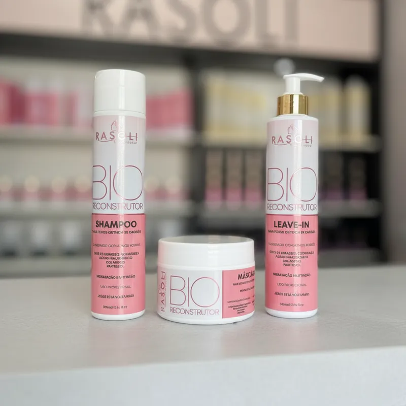 Kit Home Care Bio Reconstrutor 3 passos 300ml RASOLI - Imagem 6