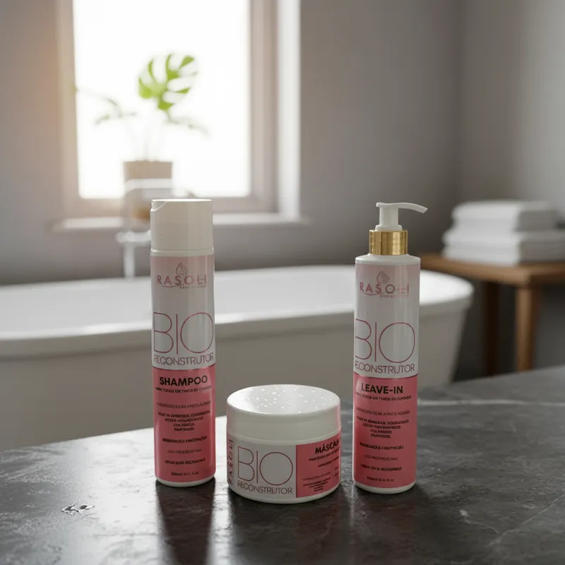 Kit Home Care Bio Reconstrutor 3 passos 300ml RASOLI - Imagem 5