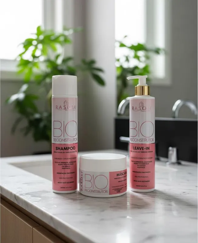 Kit Home Care Bio Reconstrutor 3 passos 300ml RASOLI - Imagem 3