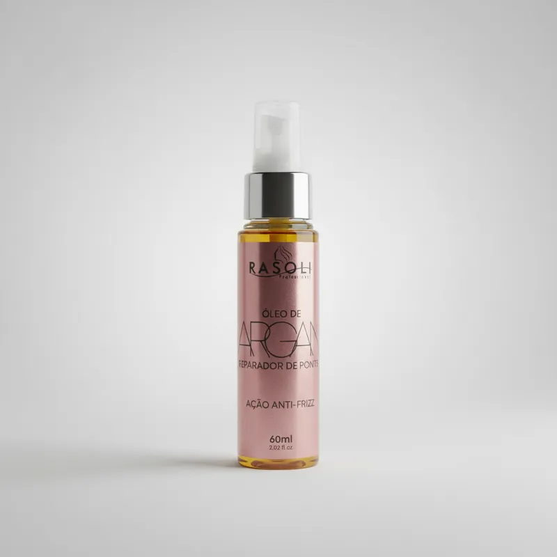 Reparador de Pontas Óleo de Argan Ação Anti Frizz 60ml RASOLI