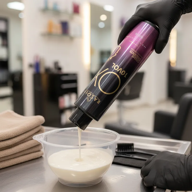 Oxidante ou Emulsão Reveladora de 10 volumes 900ml RASOLI - Imagem 5