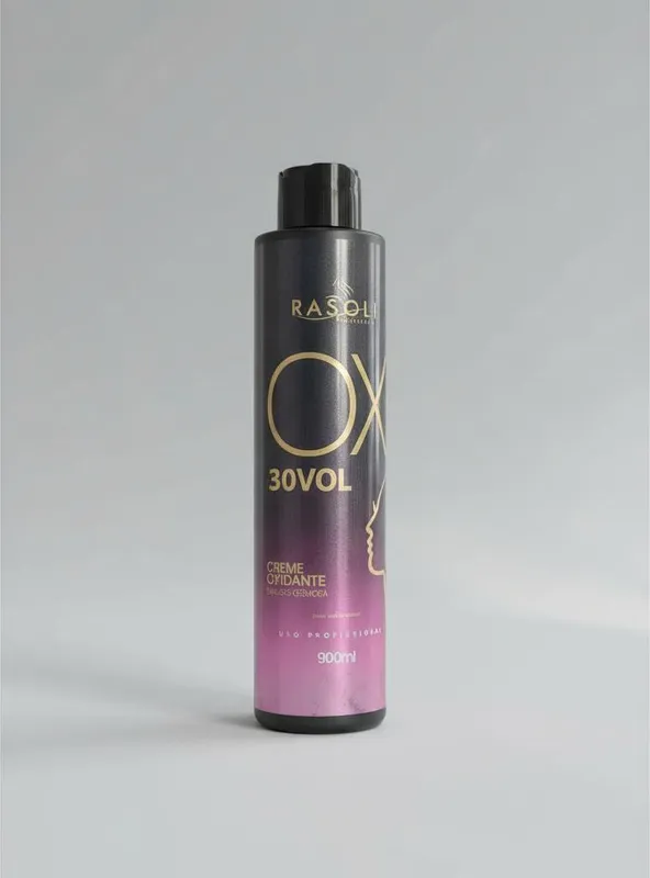 Oxidante ou Emulsão Reveladora de 30 volumes 900ML RASOLI
