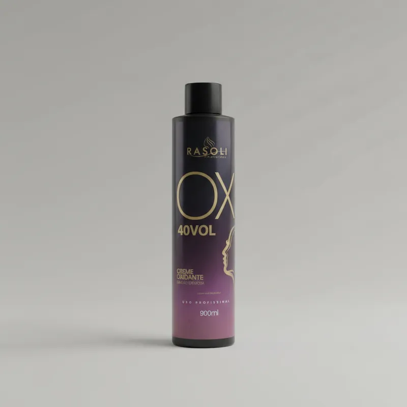 Oxidante ou Emulsão Reveladora de 40 volumes 900ML RASOLI