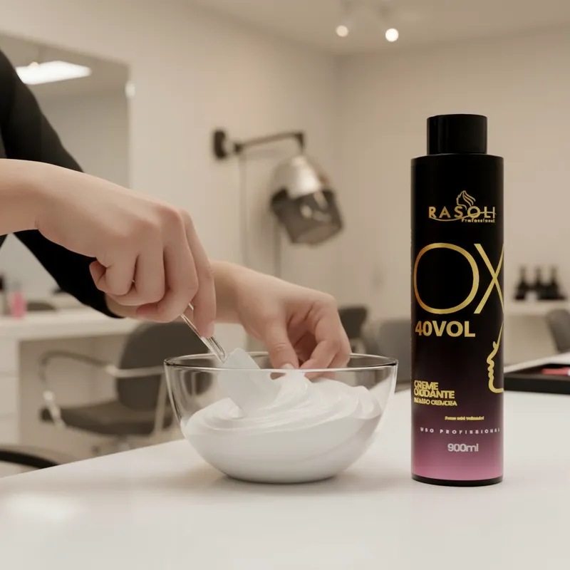 Oxidante ou Emulsão Reveladora de 40 volumes 900ML RASOLI - Imagem 8