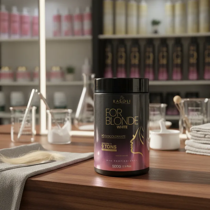 Pó Descolorante For Blonde White 500g RASOLI - Imagem 5