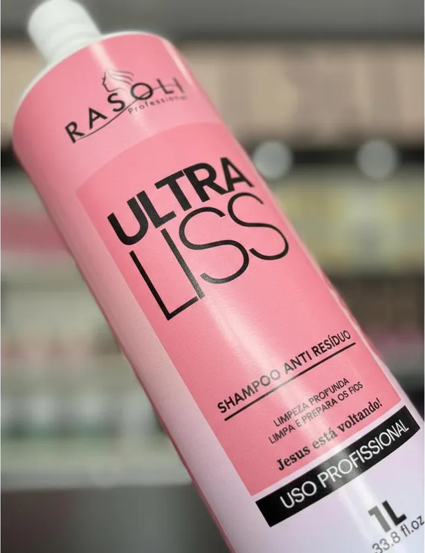 Shampoo Anti Residuo Ultra Liss 1L RASOLI - Imagem 8