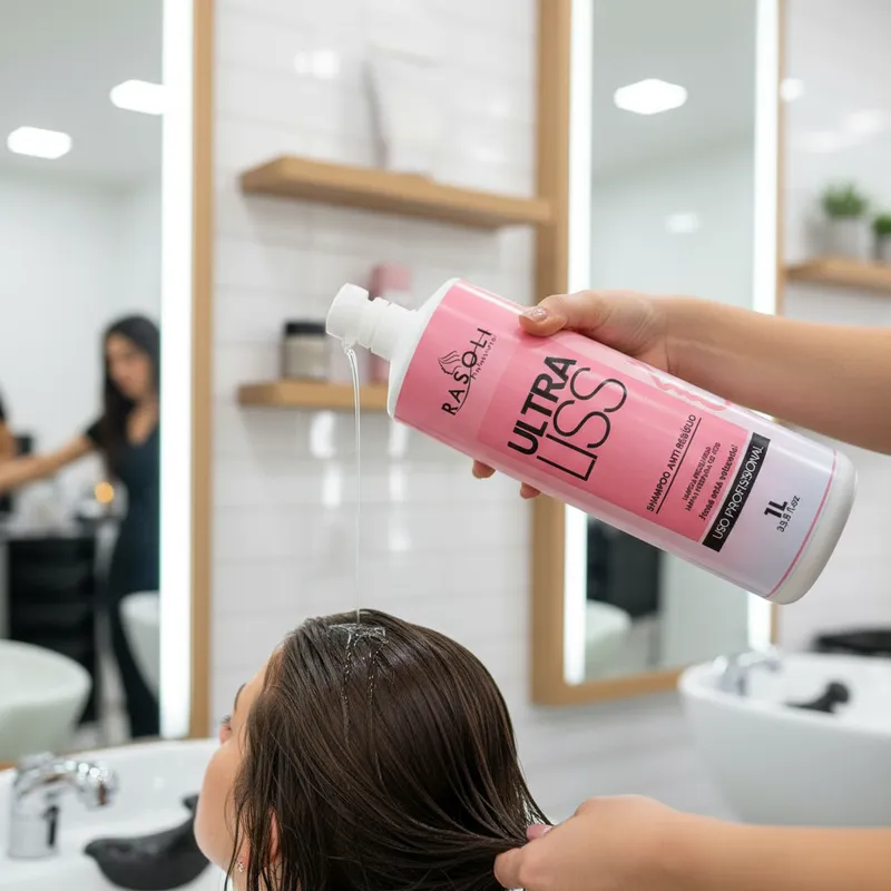 Shampoo Anti Residuo Ultra Liss 1L RASOLI - Imagem 5